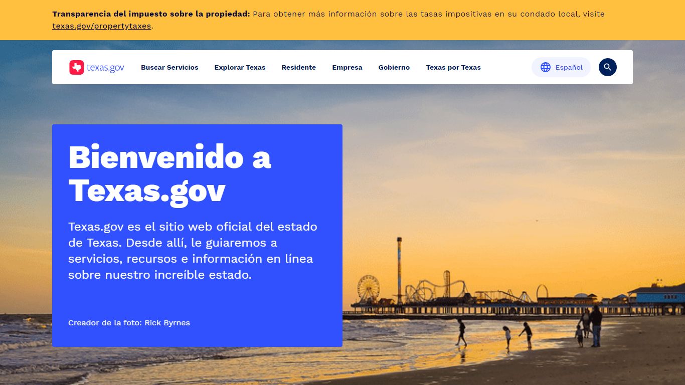 Texas.gov | El sitio web oficial del estado de Texas